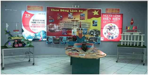 Thư viện thị xã Phú Mỹ: Khai mạc triễn lãm sách báo chào mừng 74 năm Cách mạng tháng Tám 19/8 và Quốc khánh 2/9