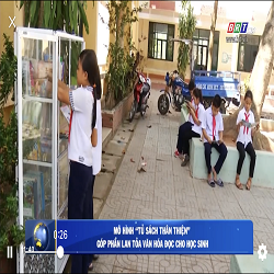 MÔ HÌNH TỦ SÁCH THÂN THIỆN TẠI CÁC TRƯỜNG  TIỂU HỌC THUỘC THỊ XÃ PHÚ MỸ